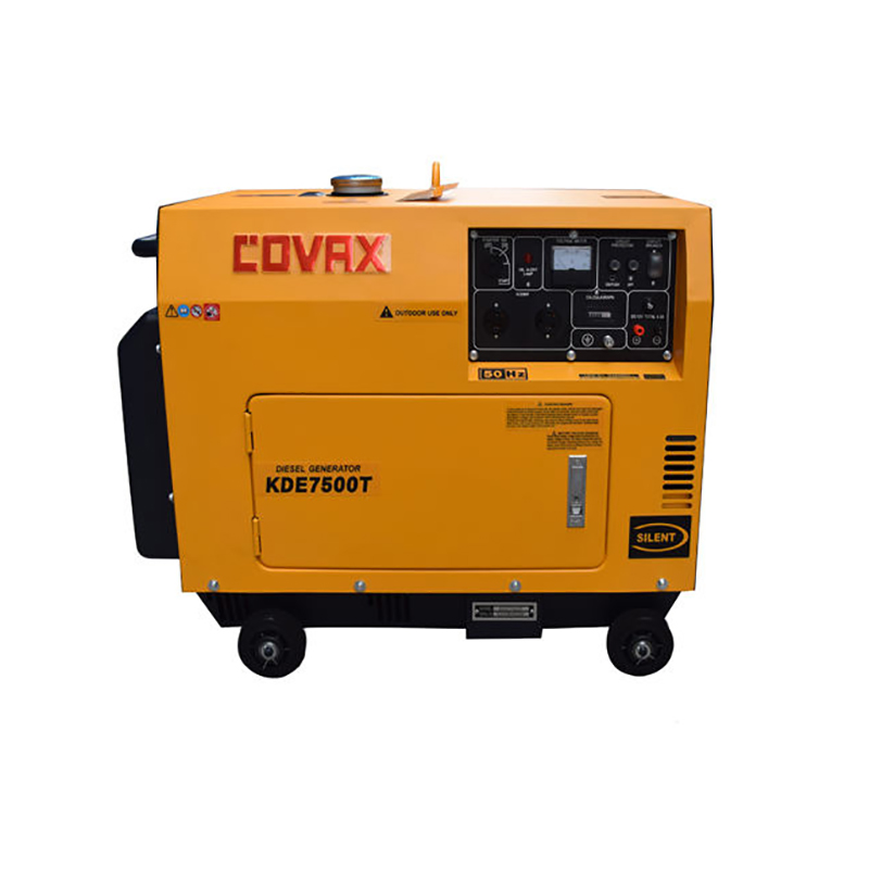 Генератор дизельний COVAX 1 фаза (220В), 5кВт, (CX-KDE-7500-T)